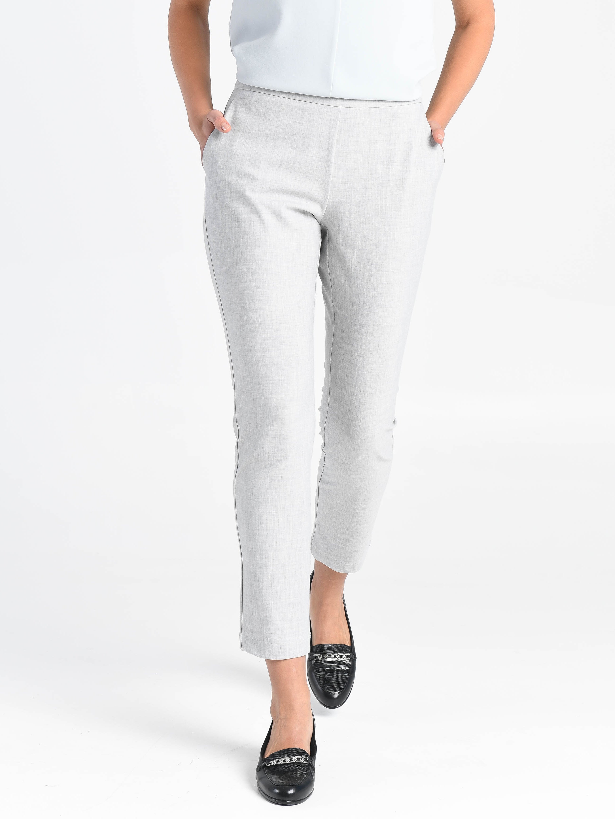 Darwin ankle-length trousers with side pockets | Ethical Clothing | Tema  Moda – Tema Moda